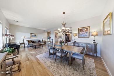 Experience elevated desert living in this exceptional TW Lewis on Estrella Mountain Ranch Golf Course in Arizona - for sale on GolfHomes.com, golf home, golf lot