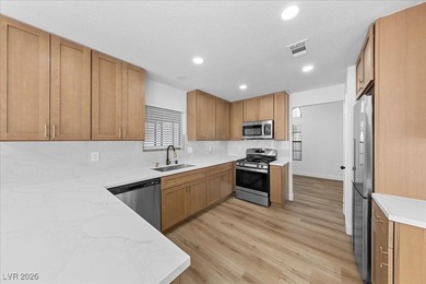 Welcome to 4821 Fiesta Lakes St--fully renovated and move-in on Los Prados Golf Course in Nevada - for sale on GolfHomes.com, golf home, golf lot