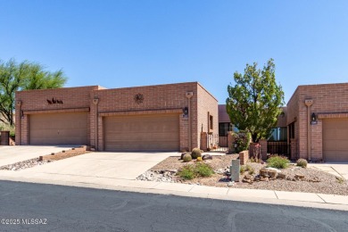 Spacious open-concept living area with stunning mountain views on Canoa Hills Golf Course in Arizona - for sale on GolfHomes.com, golf home, golf lot