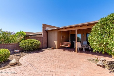 Spacious open-concept living area with stunning mountain views on Canoa Hills Golf Course in Arizona - for sale on GolfHomes.com, golf home, golf lot