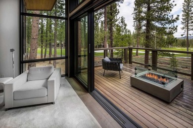 As you cross a bridge leading to the entry of this Walton on Lahontan Golf Club - Lahontan in California - for sale on GolfHomes.com, golf home, golf lot