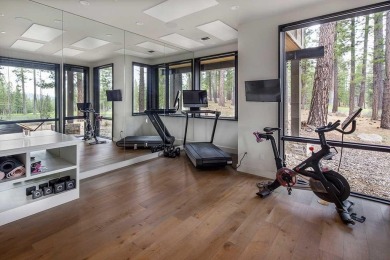As you cross a bridge leading to the entry of this Walton on Lahontan Golf Club - Lahontan in California - for sale on GolfHomes.com, golf home, golf lot