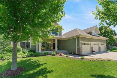 Stunning custom-built 2-story home nestled on the 13th hole of on Riverwood National in Minnesota - for sale on GolfHomes.com, golf home, golf lot