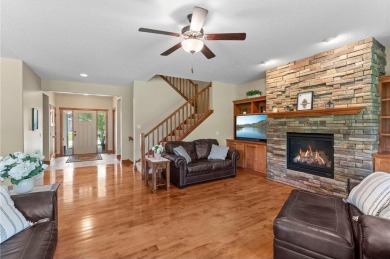 Stunning custom-built 2-story home nestled on the 13th hole of on Riverwood National in Minnesota - for sale on GolfHomes.com, golf home, golf lot