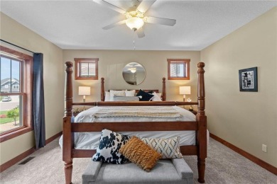 Stunning custom-built 2-story home nestled on the 13th hole of on Riverwood National in Minnesota - for sale on GolfHomes.com, golf home, golf lot