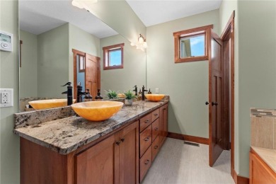 Stunning custom-built 2-story home nestled on the 13th hole of on Riverwood National in Minnesota - for sale on GolfHomes.com, golf home, golf lot
