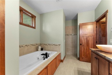 Stunning custom-built 2-story home nestled on the 13th hole of on Riverwood National in Minnesota - for sale on GolfHomes.com, golf home, golf lot