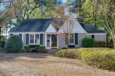 This charming painted, brick cottage in Forest Hills is just on Forest Hills Golf Club in Georgia - for sale on GolfHomes.com, golf home, golf lot