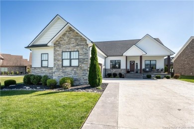 CHAMPIONS POINTE. Luxury 4BR, 3BA Ranch on a FULL, FINISHED on Champions Pointe Golf Course in Indiana - for sale on GolfHomes.com, golf home, golf lot