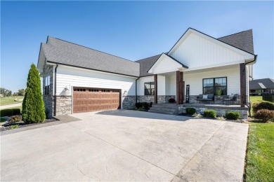 CHAMPIONS POINTE. Luxury 4BR, 3BA Ranch on a FULL, FINISHED on Champions Pointe Golf Course in Indiana - for sale on GolfHomes.com, golf home, golf lot