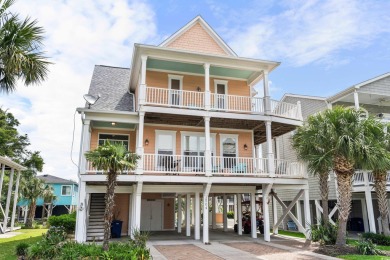 Welcome home to this beautiful, raised beach house with an on Surf Golf and Beach Club in South Carolina - for sale on GolfHomes.com, golf home, golf lot