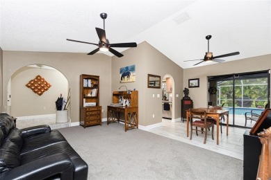 Well-maintained 3-bedroom, 2-bathroom POOL home with 2-car on Deep Creek Golf Club in Florida - for sale on GolfHomes.com, golf home, golf lot