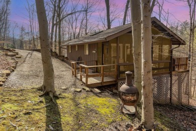 A charming cabin in the woods, move in ready, with 2 bedrooms, 1 on Hide-A-Way Hills Golf Club in Ohio - for sale on GolfHomes.com, golf home, golf lot