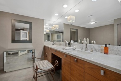 Upon entering this beautifully two-bedroom, two-bath condo on Desert Island Golf and Country Club in California - for sale on GolfHomes.com, golf home, golf lot