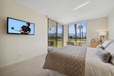 Upon entering this beautifully two-bedroom, two-bath condo on Desert Island Golf and Country Club in California - for sale on GolfHomes.com, golf home, golf lot