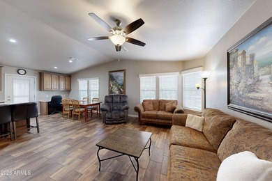 ON LEASED LAND: Step inside this absolutely stunning 2 bedroom 2 on Pueblo Golf Course in Arizona - for sale on GolfHomes.com, golf home, golf lot