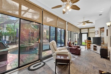 Turn-Key Furnished Home with Private Pool  Spa in 55+ Gated on Plantation Golf Club in Florida - for sale on GolfHomes.com, golf home, golf lot