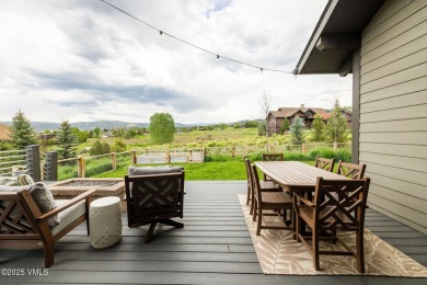 Built in 2019, with unobstructed Sawatch Mountain Range views on Eagle Ranch in Colorado - for sale on GolfHomes.com, golf home, golf lot