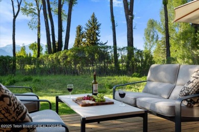 Not your typical Jackson Hole Golf and Tennis cabin! This unique on Jackson Hole Golf and Tennis Club in Wyoming - for sale on GolfHomes.com, golf home, golf lot