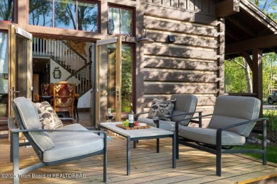Not your typical Jackson Hole Golf and Tennis cabin! This unique on Jackson Hole Golf and Tennis Club in Wyoming - for sale on GolfHomes.com, golf home, golf lot