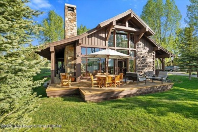 Not your typical Jackson Hole Golf and Tennis cabin! This unique on Jackson Hole Golf and Tennis Club in Wyoming - for sale on GolfHomes.com, golf home, golf lot