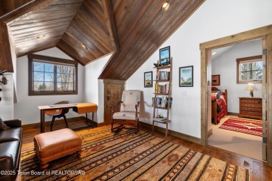 Not your typical Jackson Hole Golf and Tennis cabin! This unique on Jackson Hole Golf and Tennis Club in Wyoming - for sale on GolfHomes.com, golf home, golf lot