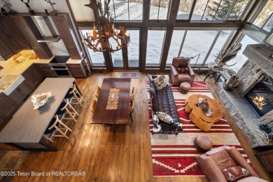 Not your typical Jackson Hole Golf and Tennis cabin! This unique on Jackson Hole Golf and Tennis Club in Wyoming - for sale on GolfHomes.com, golf home, golf lot