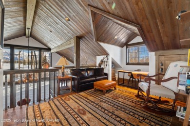 Not your typical Jackson Hole Golf and Tennis cabin! This unique on Jackson Hole Golf and Tennis Club in Wyoming - for sale on GolfHomes.com, golf home, golf lot