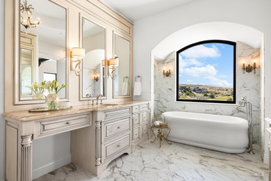 Framed by the rolling contours of the Boise Foothills and on Crane Creek Country Club in ID - for sale on GolfHomes.com, golf home, golf lot