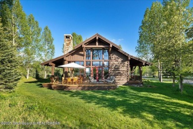 Not your typical Jackson Hole Golf and Tennis cabin! This unique on Jackson Hole Golf and Tennis Club in Wyoming - for sale on GolfHomes.com, golf home, golf lot