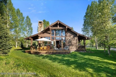 Not your typical Jackson Hole Golf and Tennis cabin! This unique on Jackson Hole Golf and Tennis Club in Wyoming - for sale on GolfHomes.com, golf home, golf lot