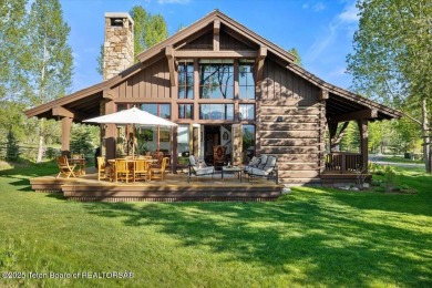 Not your typical Jackson Hole Golf and Tennis cabin! This unique on Jackson Hole Golf and Tennis Club in Wyoming - for sale on GolfHomes.com, golf home, golf lot