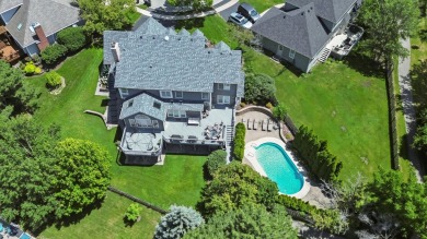 This stunning Seven Bridges Estate Home is located on a peaceful on Seven Bridges Golf Club in Illinois - for sale on GolfHomes.com, golf home, golf lot