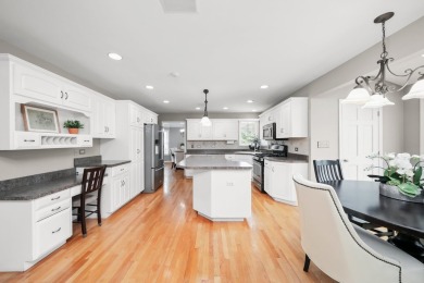 This stunning Seven Bridges Estate Home is located on a peaceful on Seven Bridges Golf Club in Illinois - for sale on GolfHomes.com, golf home, golf lot