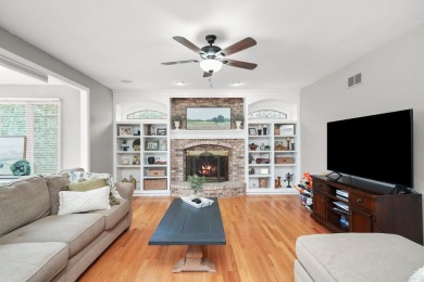 This stunning Seven Bridges Estate Home is located on a peaceful on Seven Bridges Golf Club in Illinois - for sale on GolfHomes.com, golf home, golf lot
