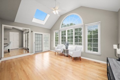 This stunning Seven Bridges Estate Home is located on a peaceful on Seven Bridges Golf Club in Illinois - for sale on GolfHomes.com, golf home, golf lot