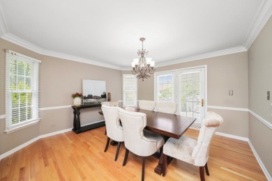 This stunning Seven Bridges Estate Home is located on a peaceful on Seven Bridges Golf Club in Illinois - for sale on GolfHomes.com, golf home, golf lot