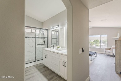 Welcome to this beautiful three bedroom, completely remodeled in on Eagles Nest at Pebble Creek in Arizona - for sale on GolfHomes.com, golf home, golf lot