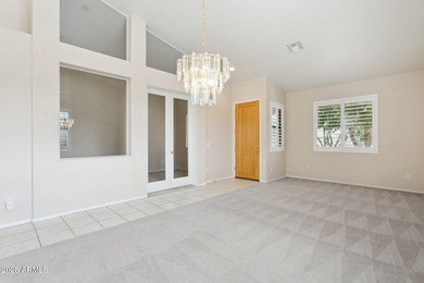 Welcome home! This well-maintained single-story residence on Sanctuary Golf Course At WestWorld in Arizona - for sale on GolfHomes.com, golf home, golf lot