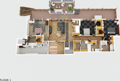 Experience lakeside living at its finest with this custom-built on The Coves Golf Course in Oklahoma - for sale on GolfHomes.com, golf home, golf lot