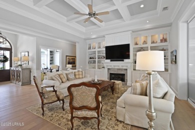 Elegant 4BR/4BA custom home on one of the largest lots in on Berkeley Hall Golf Club in South Carolina - for sale on GolfHomes.com, golf home, golf lot