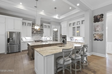 Elegant 4BR/4BA custom home on one of the largest lots in on Berkeley Hall Golf Club in South Carolina - for sale on GolfHomes.com, golf home, golf lot
