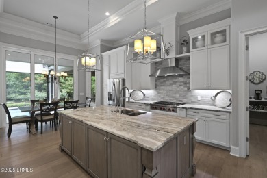 Elegant 4BR/4BA custom home on one of the largest lots in on Berkeley Hall Golf Club in South Carolina - for sale on GolfHomes.com, golf home, golf lot
