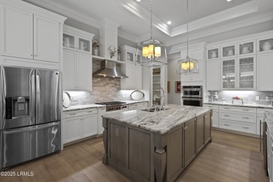 Elegant 4BR/4BA custom home on one of the largest lots in on Berkeley Hall Golf Club in South Carolina - for sale on GolfHomes.com, golf home, golf lot