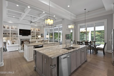 Elegant 4BR/4BA custom home on one of the largest lots in on Berkeley Hall Golf Club in South Carolina - for sale on GolfHomes.com, golf home, golf lot