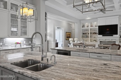 Elegant 4BR/4BA custom home on one of the largest lots in on Berkeley Hall Golf Club in South Carolina - for sale on GolfHomes.com, golf home, golf lot