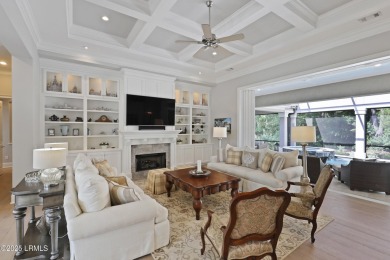Elegant 4BR/4BA custom home on one of the largest lots in on Berkeley Hall Golf Club in South Carolina - for sale on GolfHomes.com, golf home, golf lot