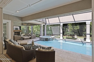 Elegant 4BR/4BA custom home on one of the largest lots in on Berkeley Hall Golf Club in South Carolina - for sale on GolfHomes.com, golf home, golf lot