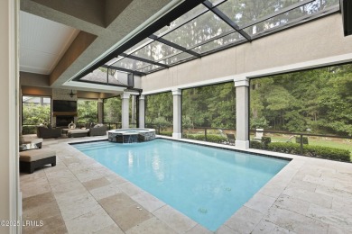 Elegant 4BR/4BA custom home on one of the largest lots in on Berkeley Hall Golf Club in South Carolina - for sale on GolfHomes.com, golf home, golf lot