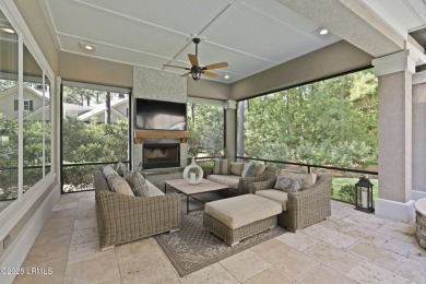 Elegant 4BR/4BA custom home on one of the largest lots in on Berkeley Hall Golf Club in South Carolina - for sale on GolfHomes.com, golf home, golf lot